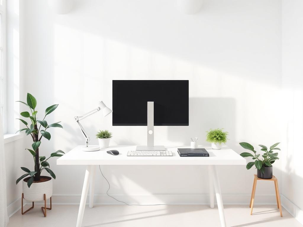 A considered workspace with natural wood finishes, shown as design inspiration